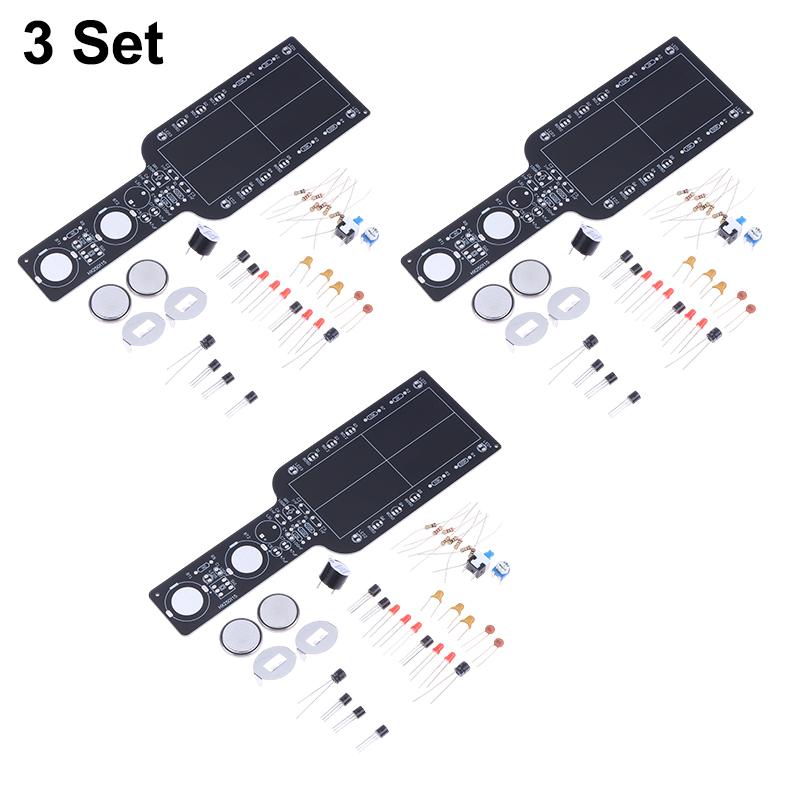 Mini Handheld Simple Metal Detector Led Light Alarm Flashing Welding Practice Diy Electronic Kit Welding Training Kit