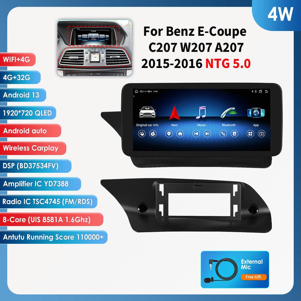 

Ossuret 10.25 Android 13 Autoradio 2din Carplay для Mercedes Benz W212 E-Class E200 E230 E260 E300 S212 NTG 4.0 4.5 5.0 Интеллектуальное Мультимедиа Аудио 4W 4G 32G