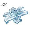 Easy Clean Area Rug Lily Shape Floor Mat, Absorbent Velvet for Bathroom And Entrance, Non-slip Decorative Flower Bedroom Dressing Table, Soft