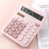 Electronic Calculator LCD Display Two-way Power 12 Digits Solar Battery Financial Scientific Calculator for Office