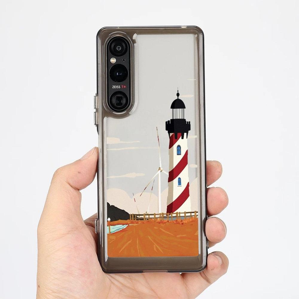 Coque de téléphone transparente rigide pour Sony Xperia 1 V VI VII VIII Xperia 5 V Xperia 10 V VI VII / Coque Sony antichoc