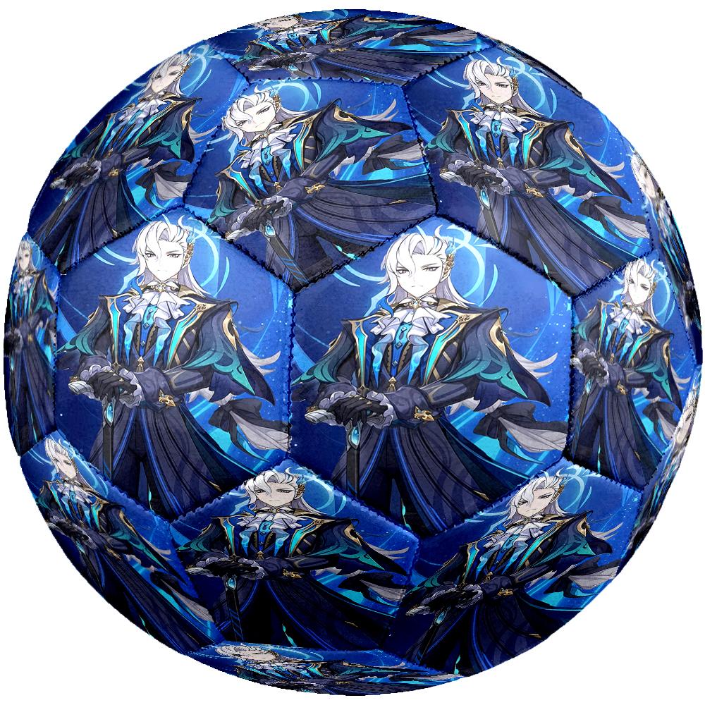 Genshin Impact Theme Size 5 Soccer Ball, Suitable for Both Indoor and Outdoor Matches, a Gift Suitable for Everyone.