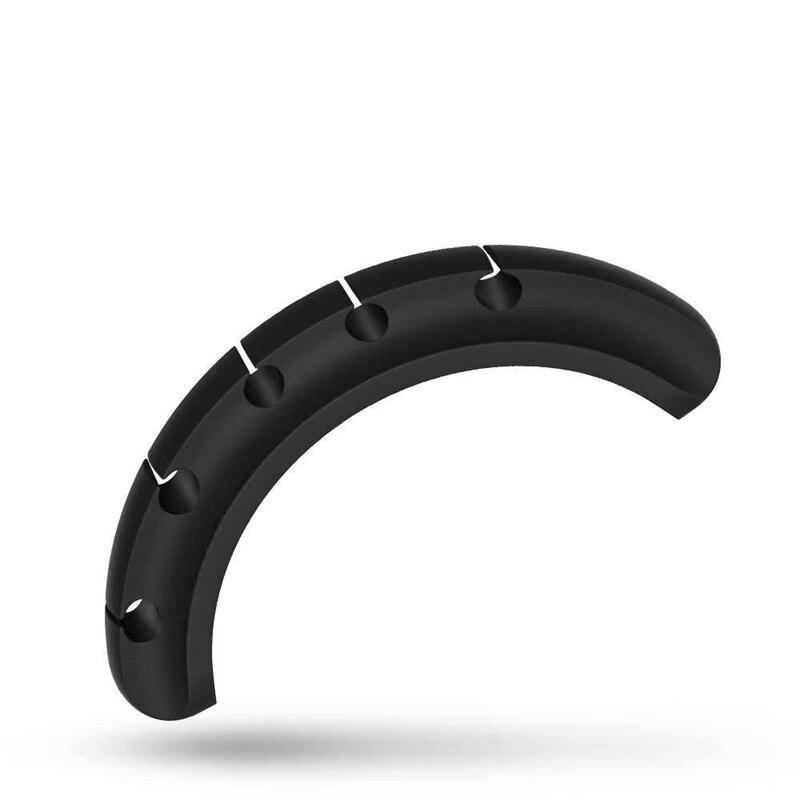 2 Pcs Home Office 3/5/7 Holes Cable Holder Silicone Line Organizer Clips USB Winder Manager Splitter