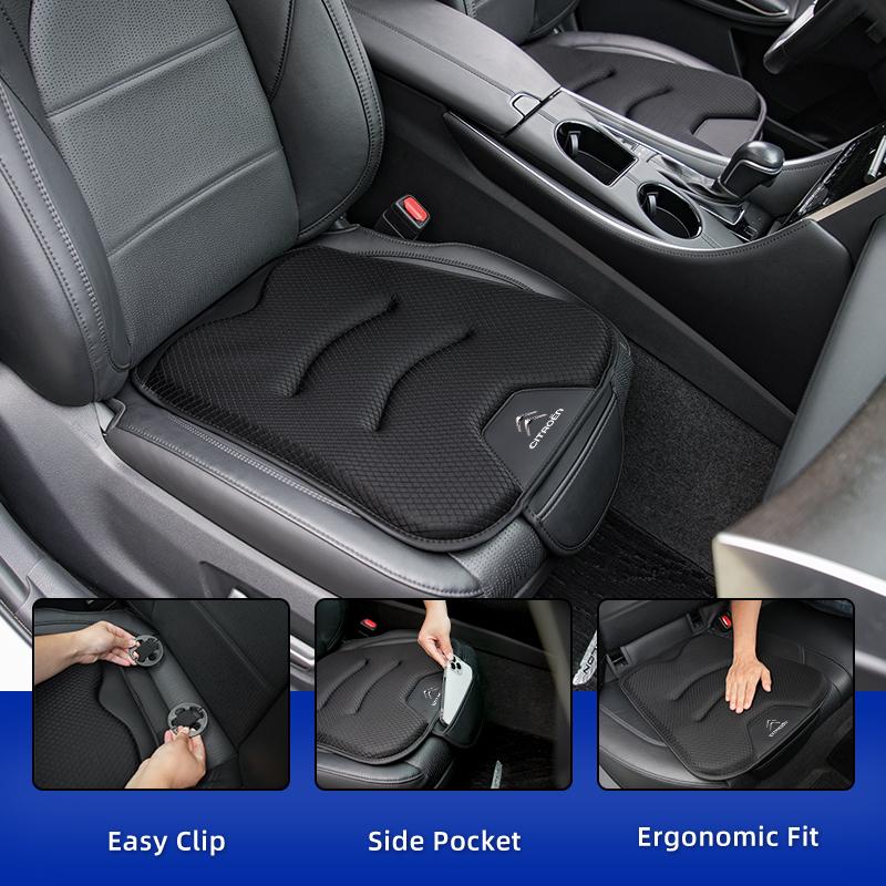 Ice Silk Car Seat Cushion Heightening Pad For Citroen C4 C3 C5 C1 C2 Berlingo Celysee Cactus Picasso Aircross Saxo Grand