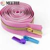 2-5Meters 5# Meetee Striped Nylon Zippers Tape for Sewing Plastic Roll Coil Zip By The Meter Zipper Closure Garment Accessories