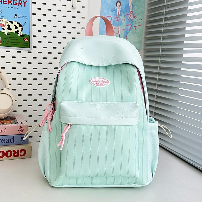 Schoolbag1011 New Korean Student Schoolbag Small Fresh High Value Casual Backpack Large Capacity Bag Junior High School Backpack
