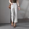 SOFSIL Women's Retro White Flared Cropped Jeans
