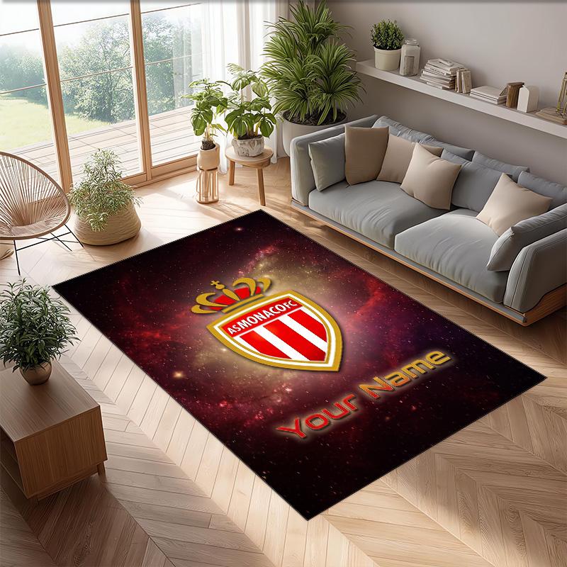 Monaco FC Printed Crystal Velvet Rug Non‑Slip Crystal Velvet Carpet For Sofa Bedroom Indoor Home Decoration