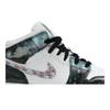 Air Jordan 1 Mid SE Grade School 'Take Flight' (Unisex) White / Bright Crimson / Blue Hero Kids' Basketball Shoes BQ6931 114