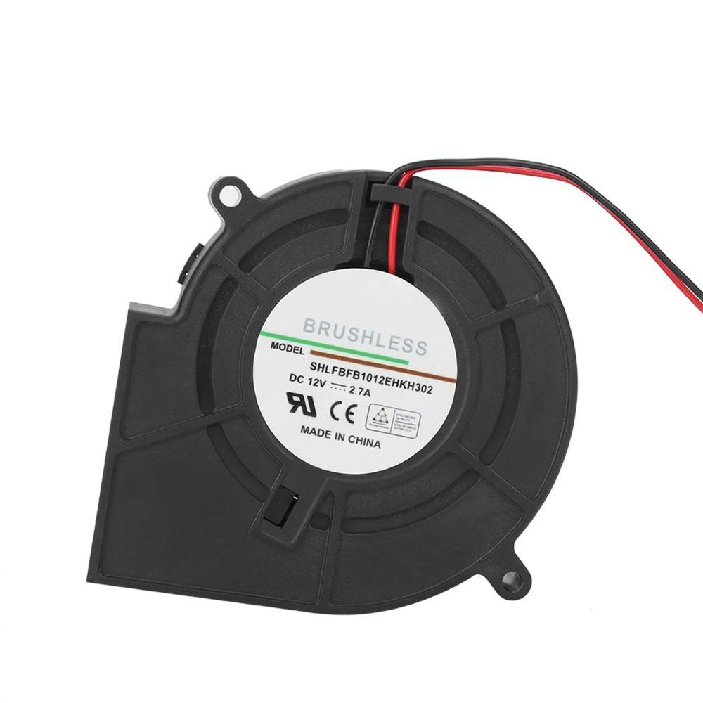 Plastics and Wires Turbo Blower Fan Black Brushless DC Fan BBQ Blower Fan  Kitchen Ventilation чёрный