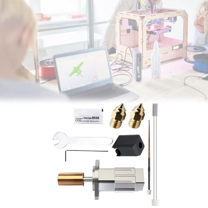 3D Printing etal Hotend Heating Block Nozzle Thermistor Heating Plate Replacement for K1max CR-M4 3D Printers