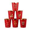 Year of the Horse Red Gold Foil Disposable Paper Cups