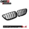 Verbesserter glänzender schwarzer Doppellinien-Kühlergrill für BMW 2er F22/F23 (2014-2019)