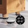 4pcs Non Punching Adhesive Furniture Ball Universal Pulley Household Mobile Base Accessories Trash Can Bottom Small Wheel
