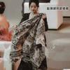 Premium shawl autumn and winter new Maillard imitation cashmere plaid scarf women's thickened warm versatile scarf