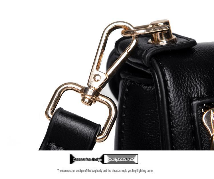 2025 Κορεατική Μόδα Τσάντα Χιαστί Τετράγωνη με Τρουκς για Γυναίκες