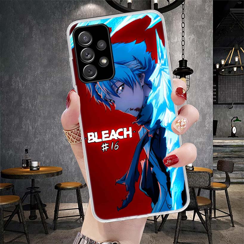 Hitsugaya Toushirou Bleach Soft Phone Case For Samsung Galaxy A13 A14 A15 A16 A17 A53 A54 A55 A56 A57 A33 A34 A35 A36 A37 A23 A2