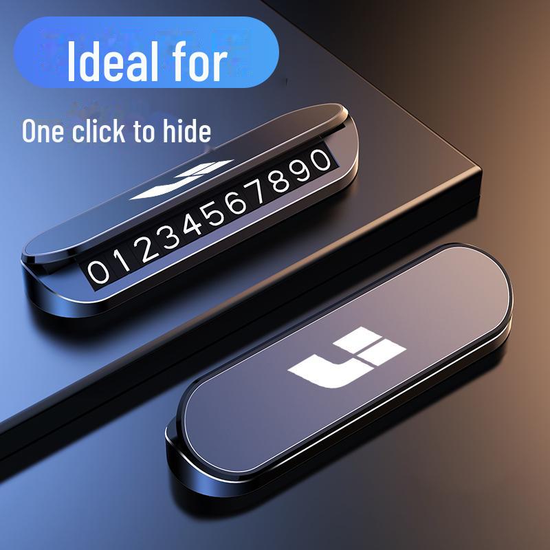 Temporary Car Parking Number Plate Sticker for Easy Moving L9/L8/L7/ONE
