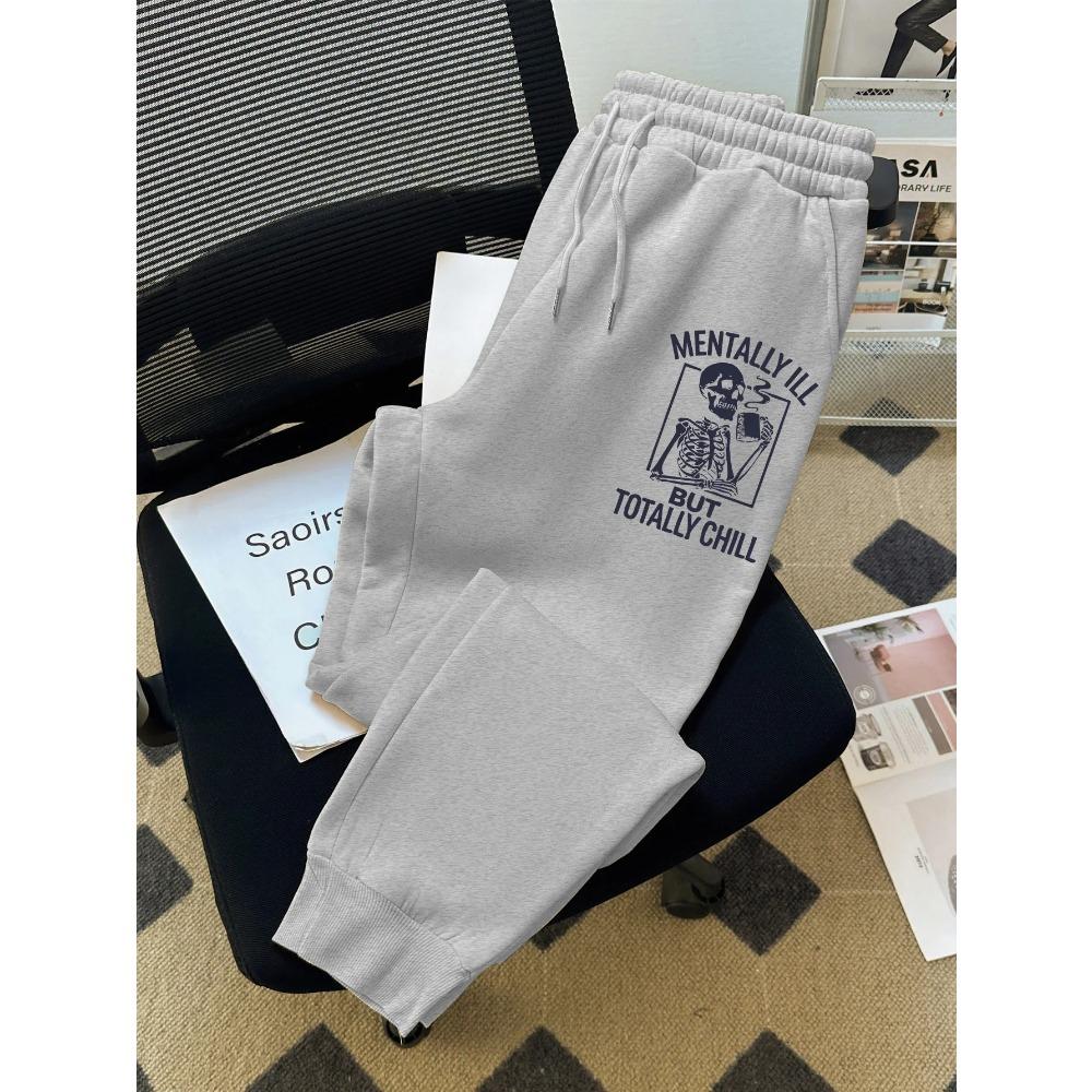 Men Casual Sports Pants Gym Sport Trousers Sweatpants Running Workout Jogging Printed Long Pants