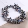 1String, Black Natural Freshwater Pearls, Baroque Irregular Pearl Beads, 6-9mm, for DIY Jewelry Making, Unique Birthday Party Wedding Crafts, 36cm