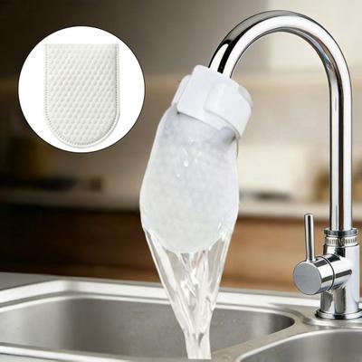 Hogedichtheid Kraanfilter, Spatbestendig Katoenen Zakje Kit, Kraanpatroon met Sedimentfilter, Fijnvezelig Gaas Zuiveraar, Keukenaccessoires voor Thuis