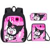 Student Schoolbag Cartoon Backpack Children'S Cute Three-Piece Backpack