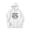 Men's Oversized Hooded Fleece-Lined Sweatshirt - Trendy Spring & Autumn Jacket