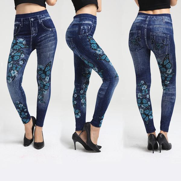 legging imitation jean