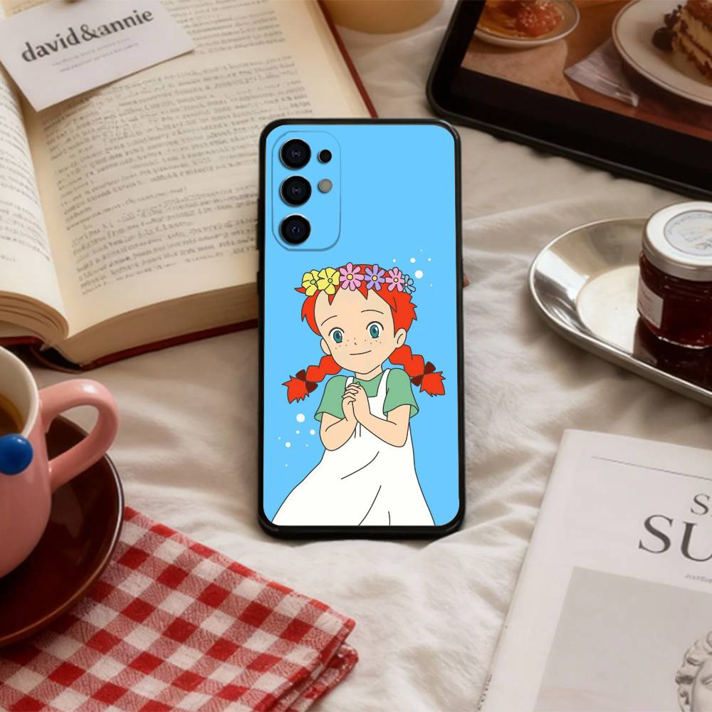Anne of Green Gables Anne Shirley   Phone Case For Samsung S 25,24,23,22,30,21,10,9,Ultra,Plus,Lite,FE,4,5 G Soft Black Case
