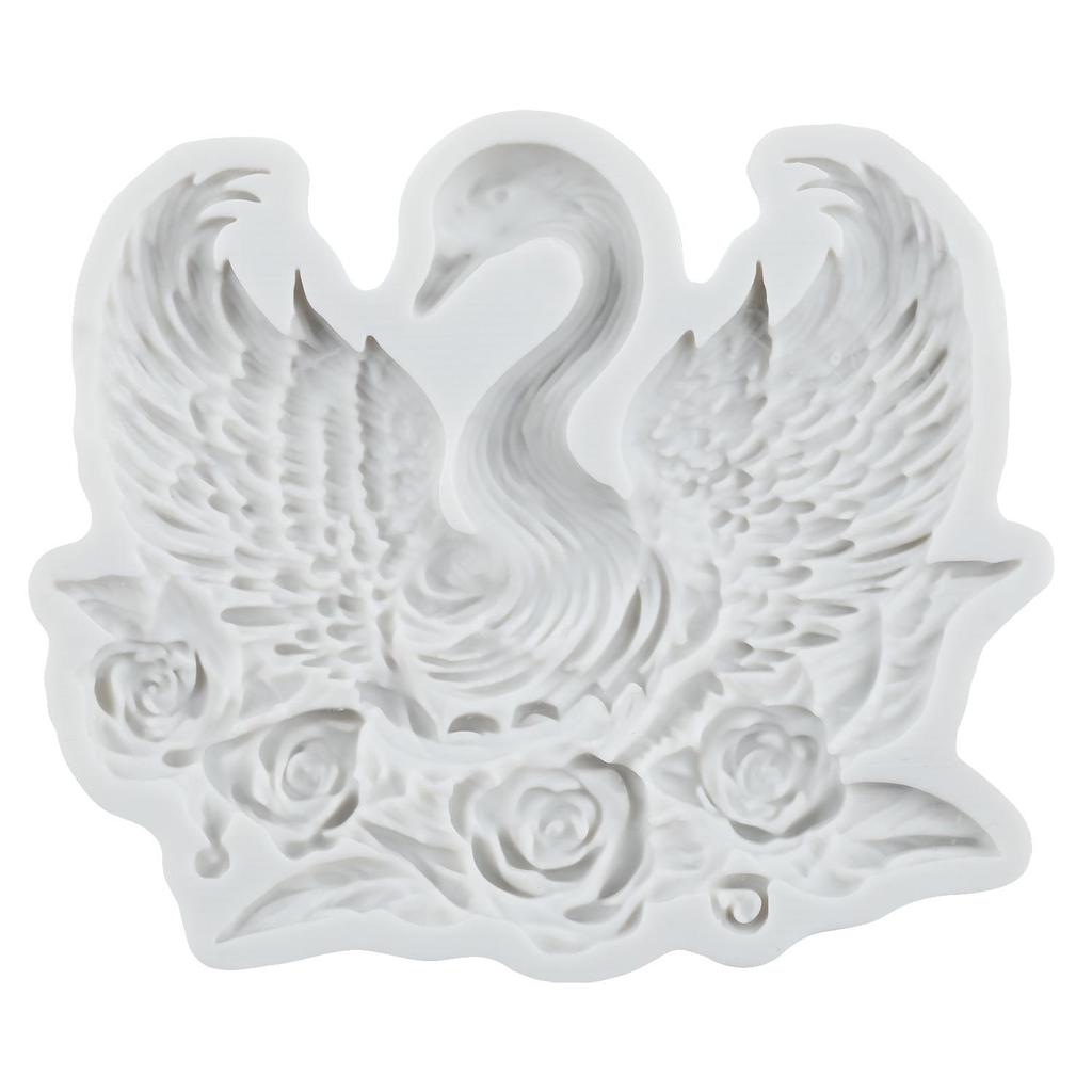 Swan Silicone Mold Swan Fondant Molds Cake Decorating Tools Theme Cake Dessert Decorated Chocolate Candy Mold