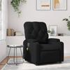 Massage Relax Chair Faux Leather Black