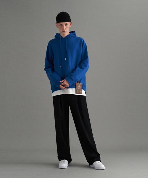 DENIVEL Men'S Wool Wide Pants