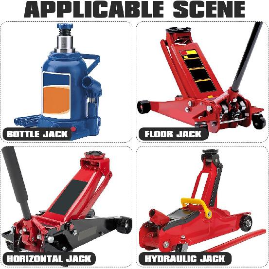 5Pcs Hydraulic Jack Oil Plugs Floor Jack Repair Plug Bottle Oil Filler Plug Flat-Head Floor Replacement Accessories Horizontal Bung Reservoir Rubber