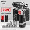 Oulaide 16.8V Kablosuz Fırçasız Darbeli Matkap CN fişli (adaptör dahil)