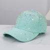 Fashion Diamond Hat Korean Version Trendy Versatile Full Diamond Baseball Cap For Spring Autumn Travel Sun Shading Duckbill Hats