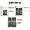 Garten of Banban Cartoon Set 2D Flat Pattern Flannel Blanket High quality All Seasons Warmth and Comfort Perfect for Christmas Gifts.