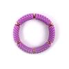 Bohemain Acrylic Twist Bamboo Stack Elastic Bracelets for Women Men 2025 Colorful Resin Tube Beads Bracelet Bangle Jewelry Gift