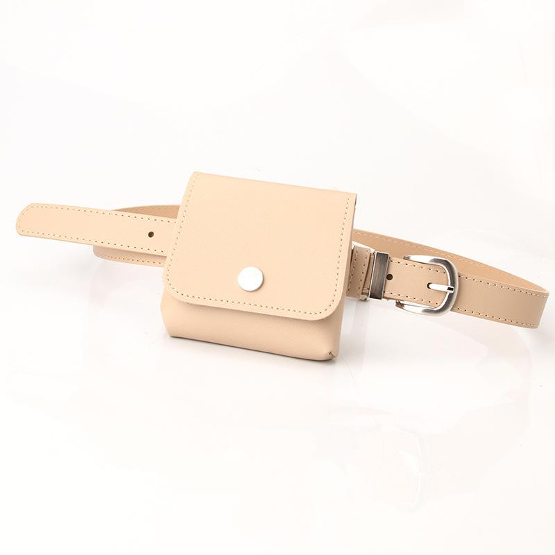 The New Lady's Waist Belt Is Simple and Versatile, with A Detachable Multi-functional Small Bag and Decorative Belt