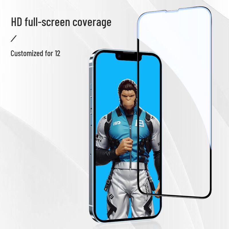 Blue Ape Tempered Glass Screen Protector with Dust-Free Applicator