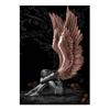 Fallen Angel Skull Wall Art Canvas Painting Black Graffiti Gift Posters and Prints Mural Living Room Home Pictures Decor Cuadros