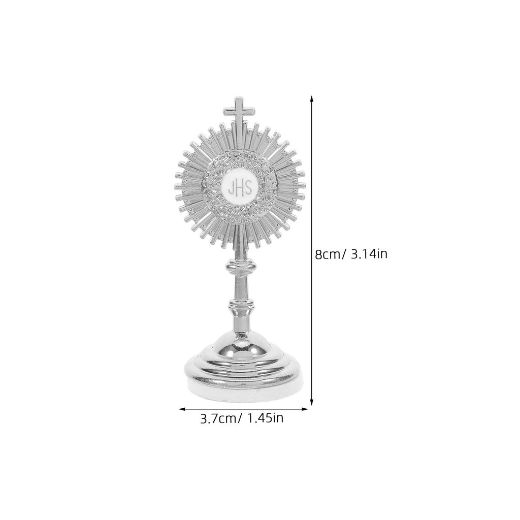 Metall Katholisches Jesus Kruzifix Kreuz Elegant Haus Kirchen Dekoration Kleines Tischplatten Religiöses Ornament Katholische Dekoration