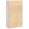 Bookshelf Grey Sonoma 60 x 24 x 101.5 cm Particleboard