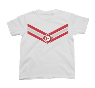 Tunisko Fotbalové tričko 2024 V EMBLEM, Dospělí Děti Nebo Miminko, Vlajkový dres pro mistrovství světa
