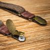 Durable Metal Clip Suspenders Jacquard Elastic Clip On Adjustable Length Men's Wardrobe Essential