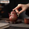 111ml Mountain Red Gaopan Teapot Luxury Tea Infuser Pot Tea Maker Kettle With Strainer Chinese Tea Teaware Accessories Ornaments
