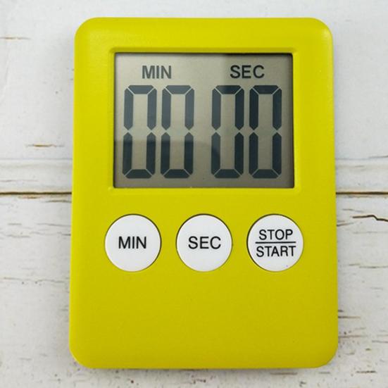 Cooking Timer Surface Practical Smooth ABS LCD Screen Magnetic Baking Reminder for Kitchen