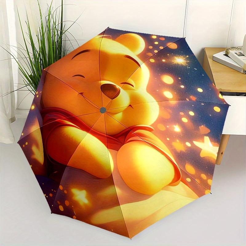 Автоматический складной зонт Винни-Пух, 8 спиц, ветрозащитный, портативный, подходит для повседневных и деловых прогулок, для G