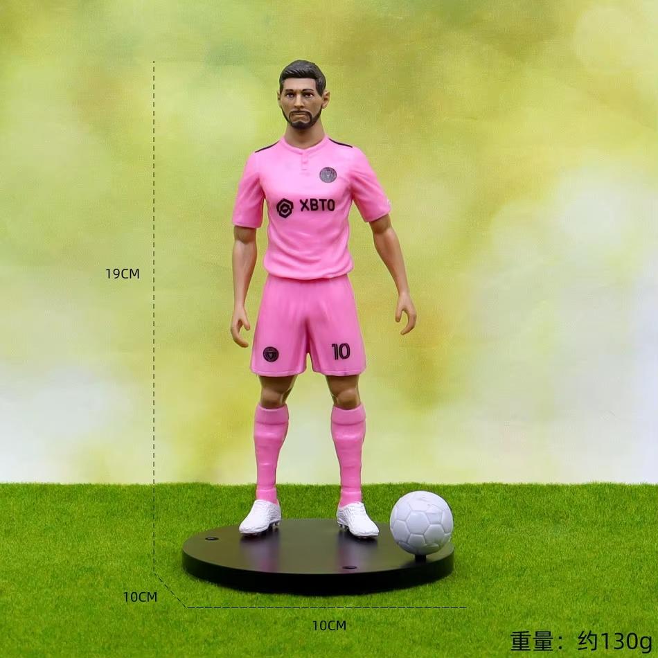 Model Car Accessories New Football Star FIFA C.Ronaldo Messi Mbappe Number 10 Jersey Desktop Dolls Ornament Football Fans Gifts