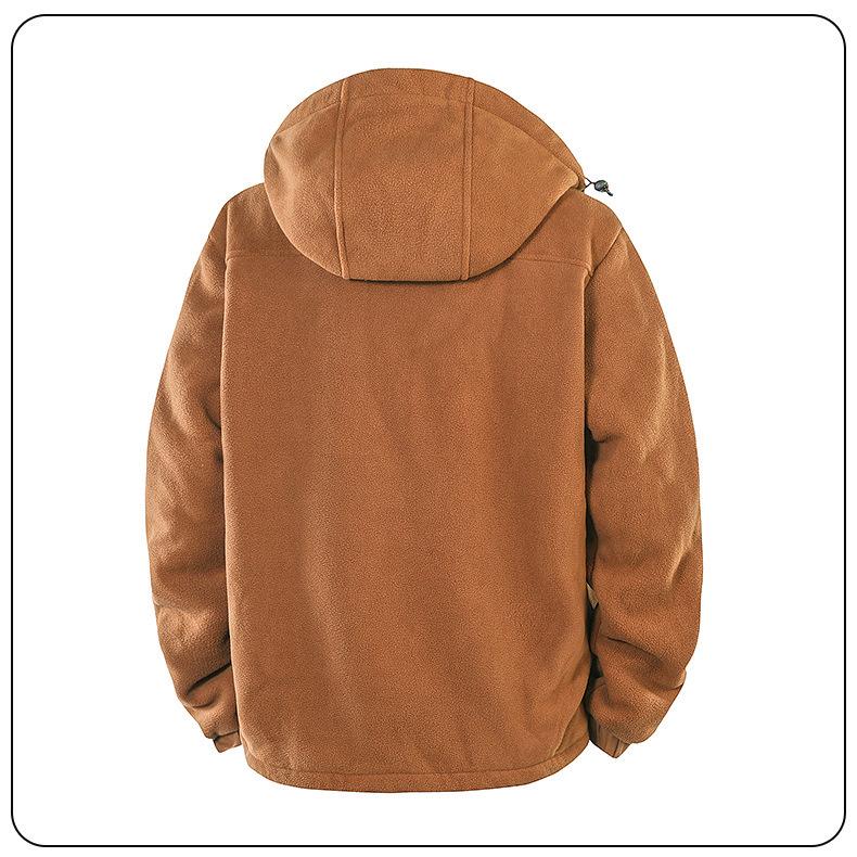 Men's Fleece Hoodie Jacket for Fall/Winter