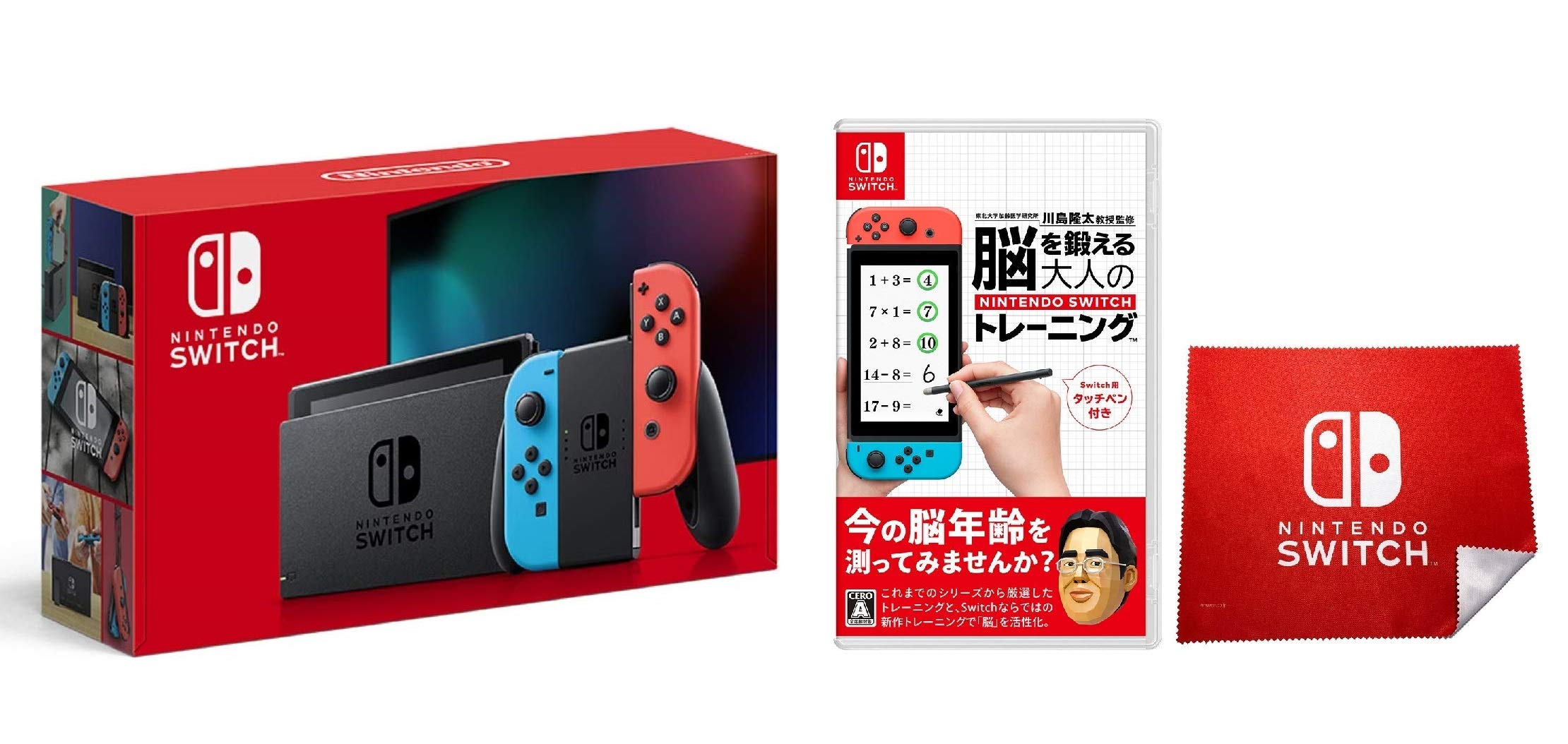 

Nintendo Switch console Neon Neon Red duration Adult Nintendo Switch training to train your supervised by Professor Ryuta Kawashima of Tohoku